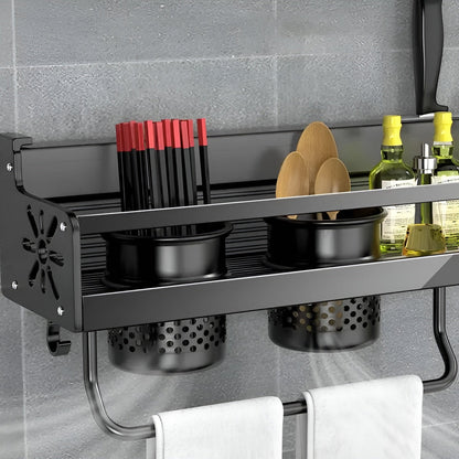 Culinara Rack – Multifunctioneel RVS Wandrek voor de Keuken