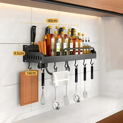 Culinara Rack – Multifunctioneel RVS Wandrek voor de Keuken
