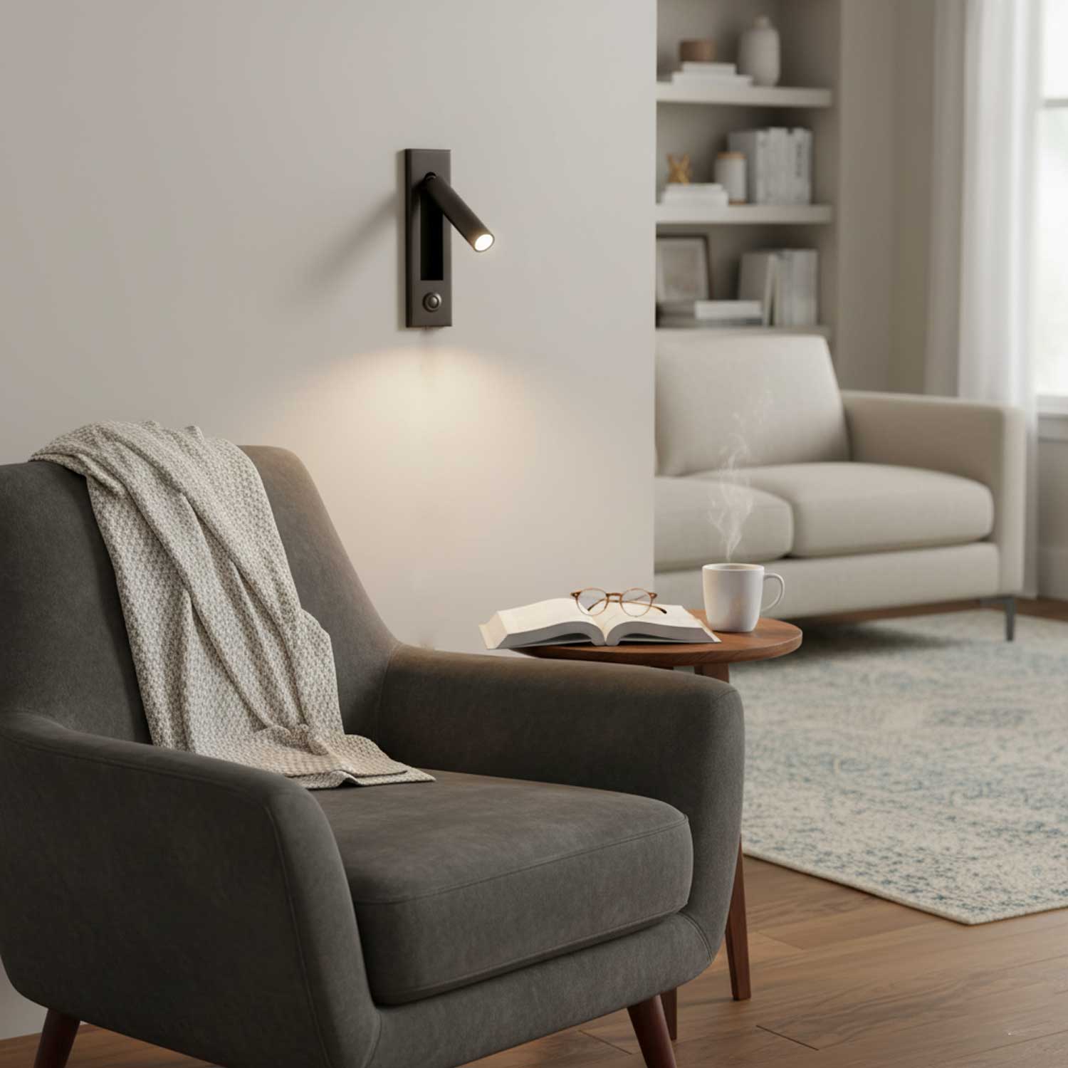 Noreva opklapbare LED wandlamp