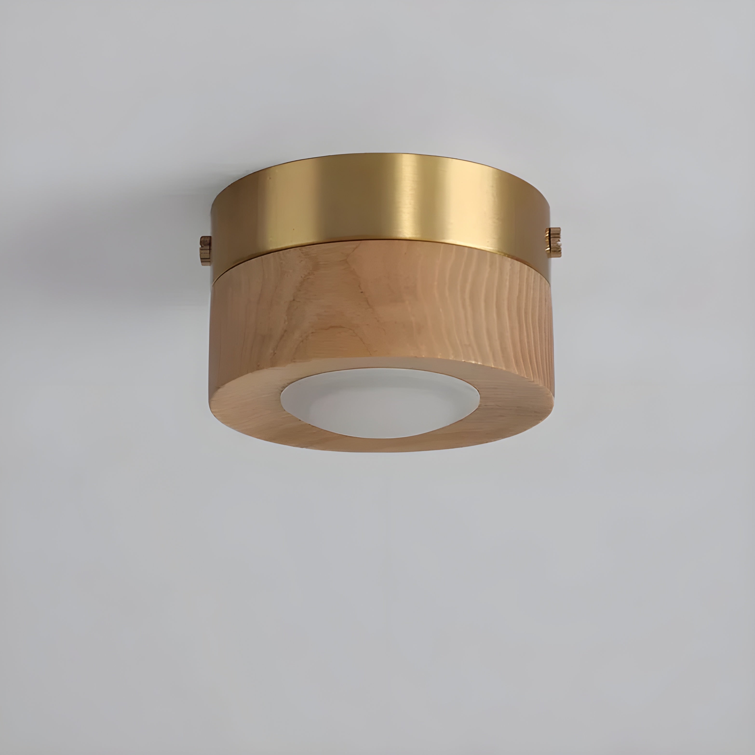 Noyer Lume Plafondlamp – Warm Walnoot hout & Modern LED Design