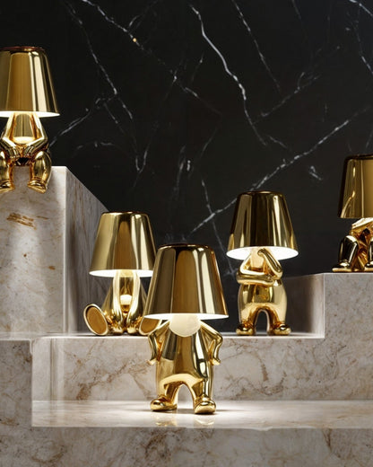 Covi – Goudkleurige Tafellamp