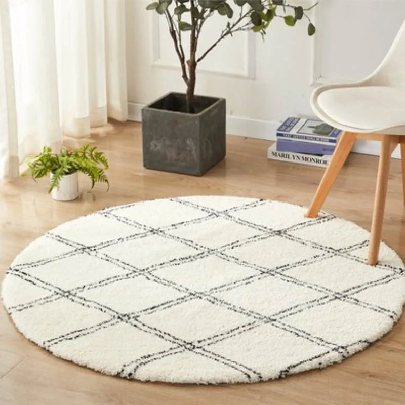 Nordic rond tapijt