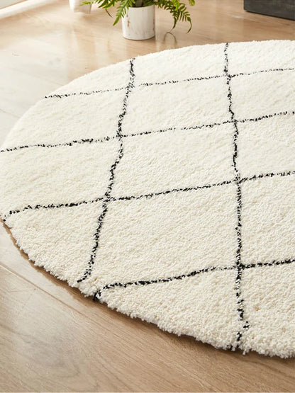 Nordic rond tapijt