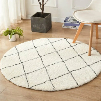 Nordic rond tapijt