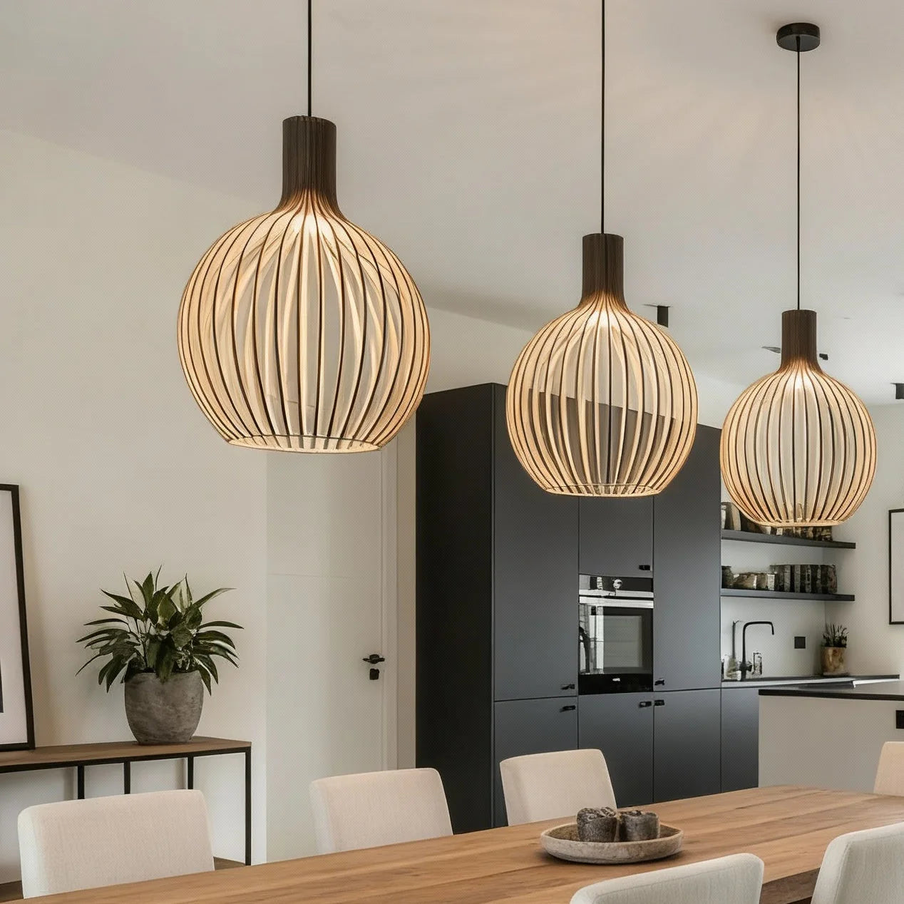 Fayrèn – Houten Hanglamp met Natuurlijke Uitstraling