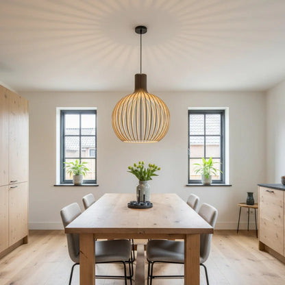 Fayrèn – Houten Hanglamp met Natuurlijke Uitstraling