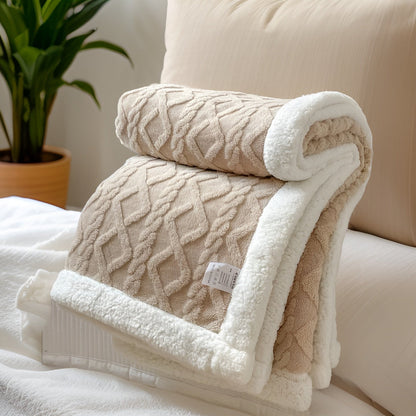 Ravelle – Tweezijdige Fleecedeken met Zachte Winterwarmte