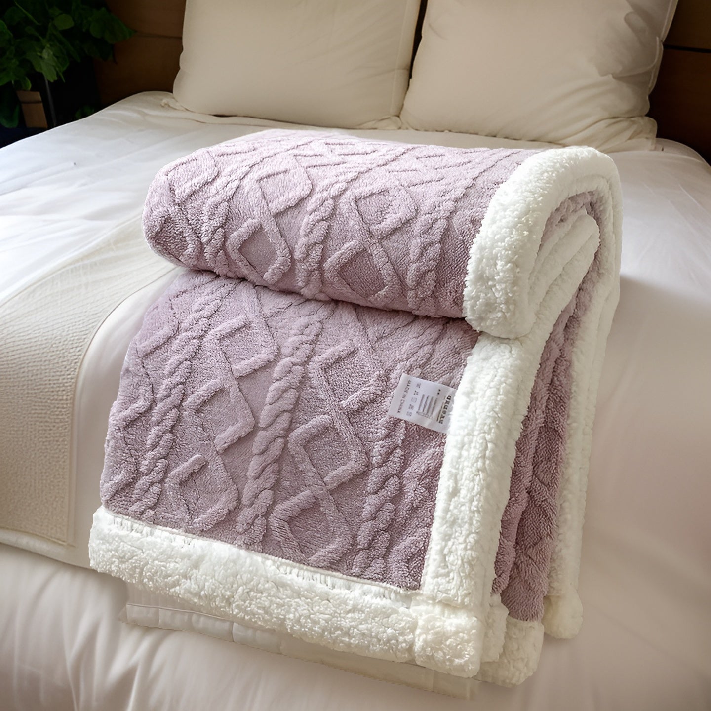 Ravelle – Tweezijdige Fleecedeken met Zachte Winterwarmte
