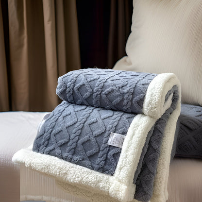 Ravelle – Tweezijdige Fleecedeken met Zachte Winterwarmte