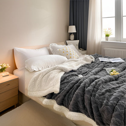 Ravelle – Tweezijdige Fleecedeken met Zachte Winterwarmte