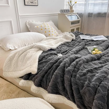 Ravelle – Tweezijdige Fleecedeken met Zachte Winterwarmte