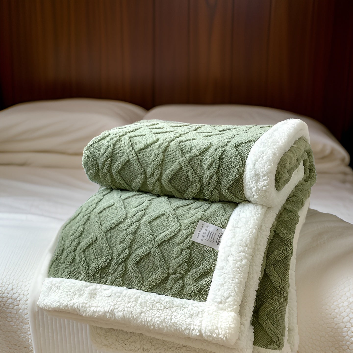 Ravelle – Tweezijdige Fleecedeken met Zachte Winterwarmte
