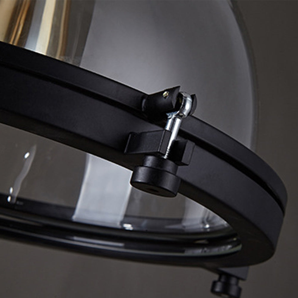 Hanglamp van ijzer en glas – Bonq