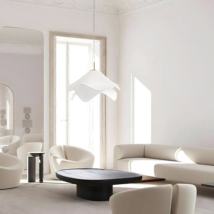 Hanglamp van metaal en stof – Bonq