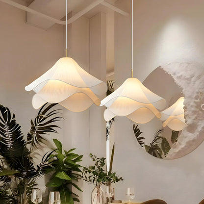 Hanglamp van metaal en stof – Bonq