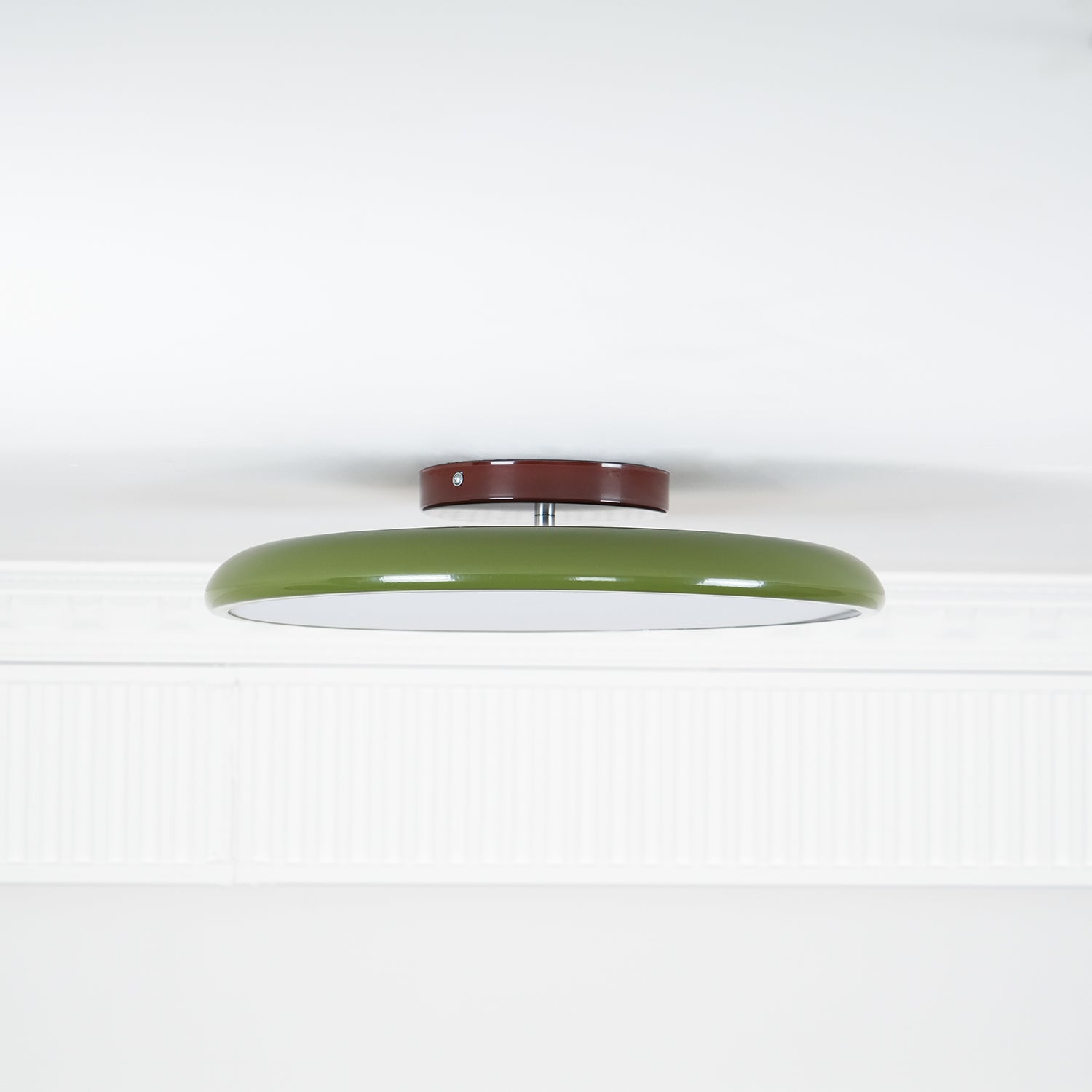 Plafondlamp van metaal en acryl – Bonq