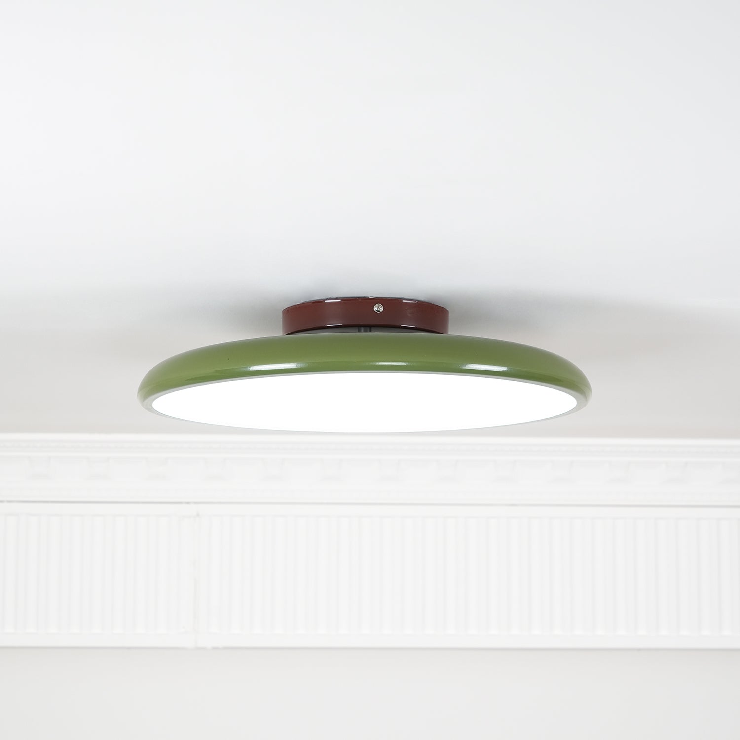 Plafondlamp van metaal en acryl – Bonq