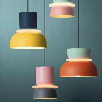 hanglamp van aluminium met een matte coating.– Bonq