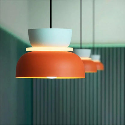 hanglamp van aluminium met een matte coating.– Bonq