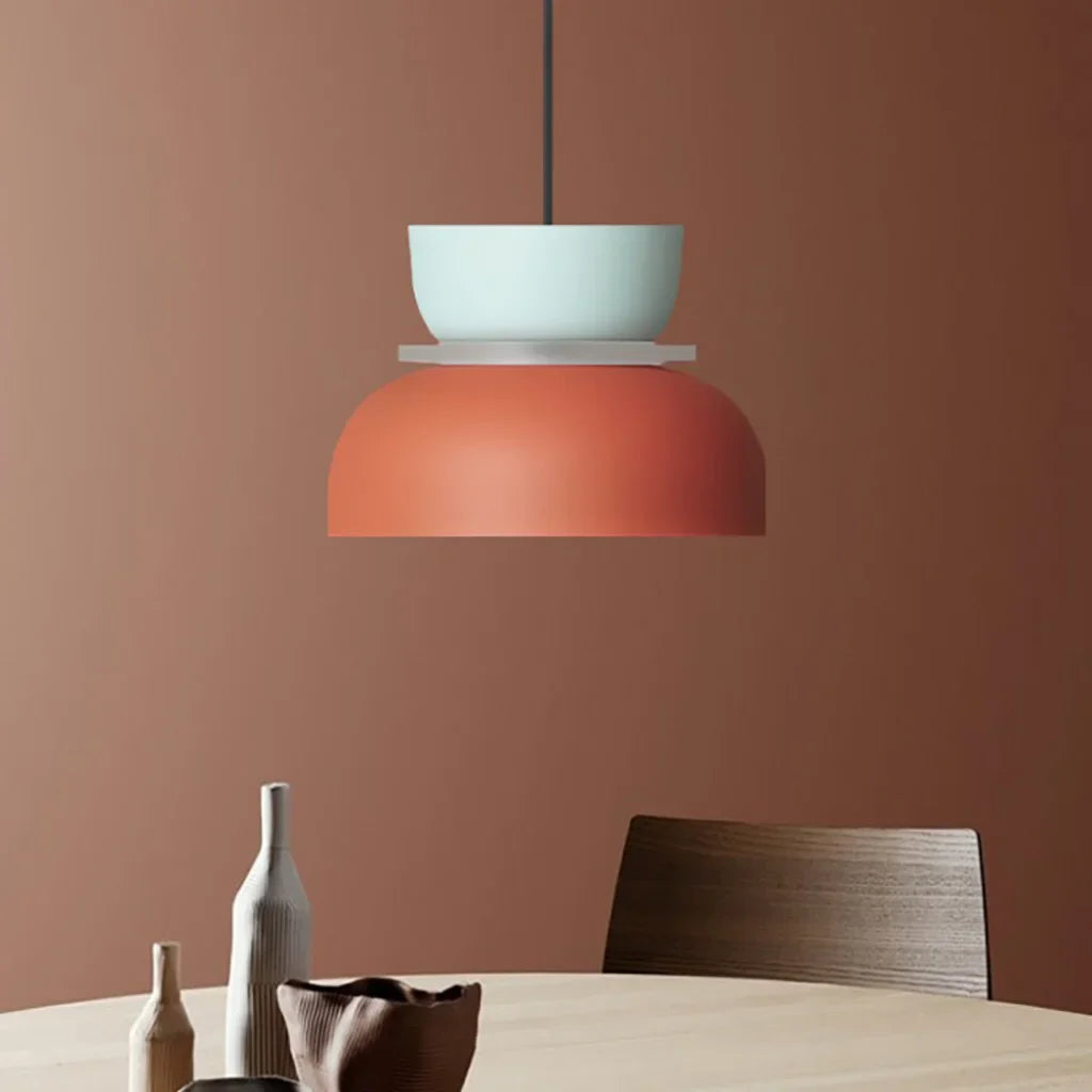 hanglamp van aluminium met een matte coating.– Bonq