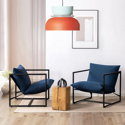 hanglamp van aluminium met een matte coating.– Bonq