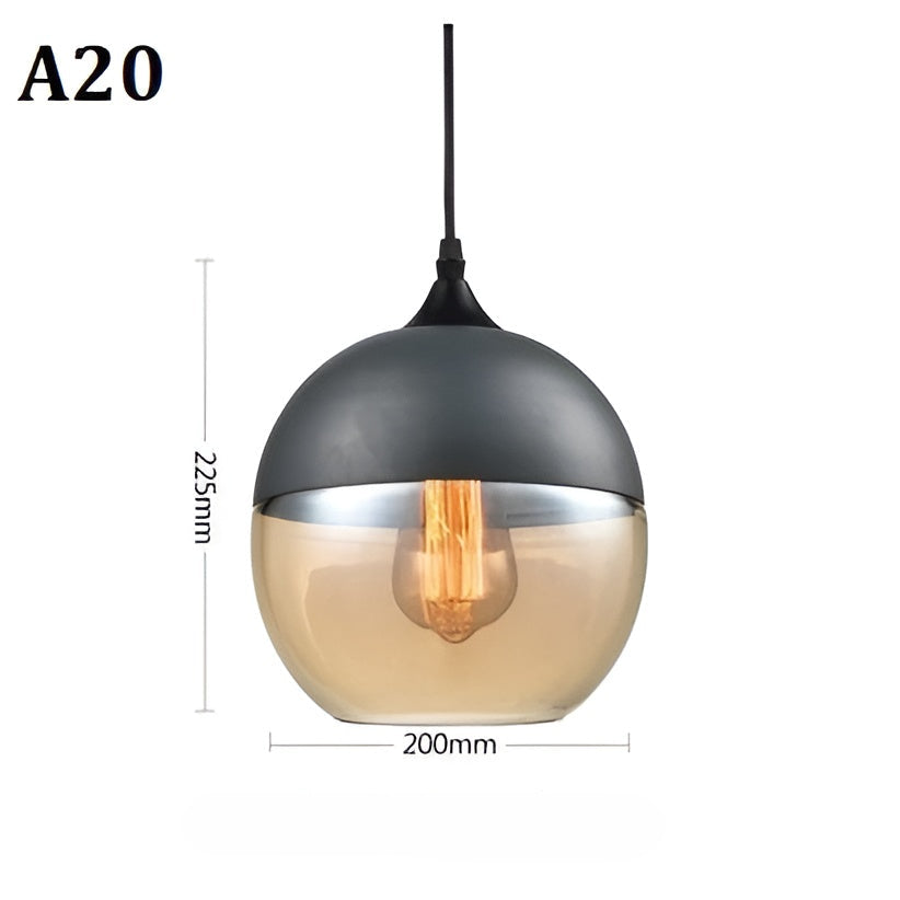Amber Glow Hanglamp – Minimalistisch Design met Warm Karakter