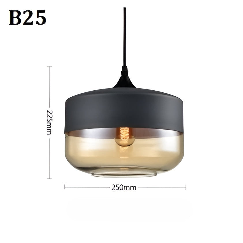 Amber Glow Hanglamp – Minimalistisch Design met Warm Karakter