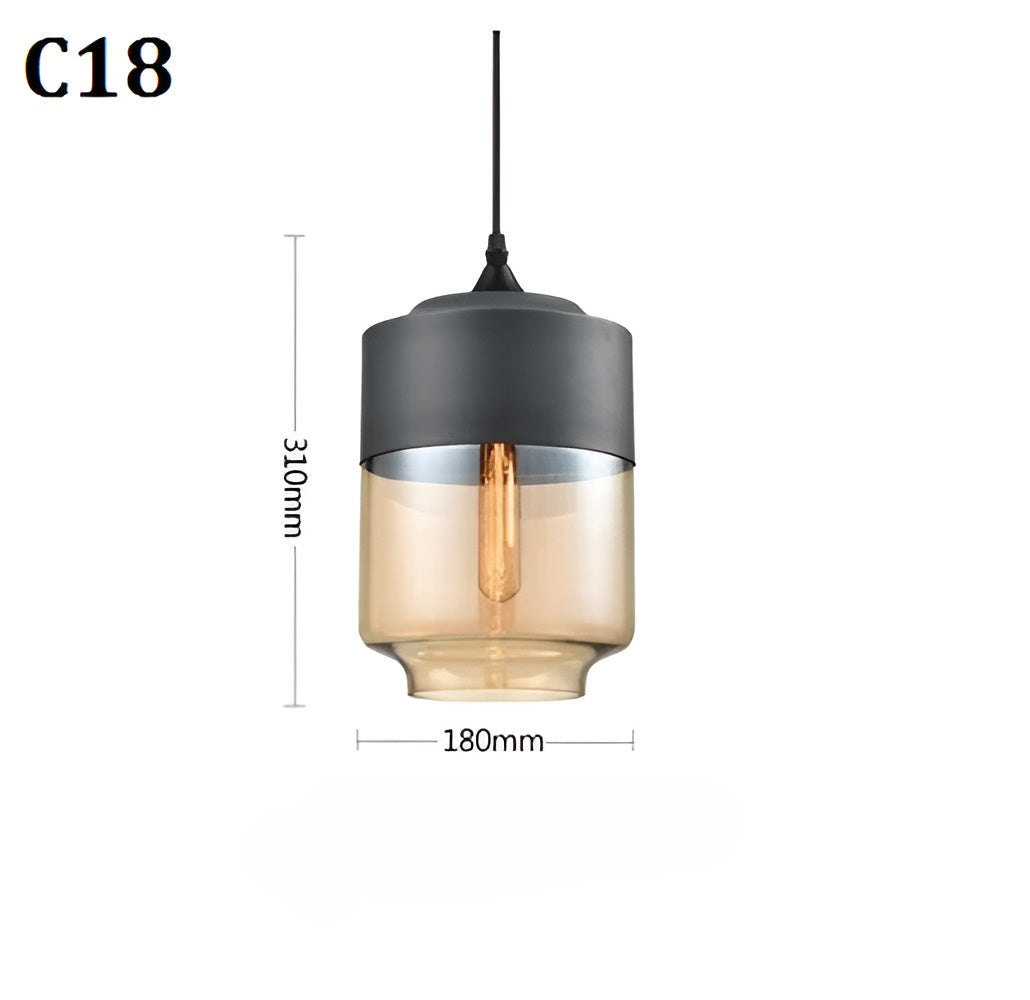 Amber Glow Hanglamp – Minimalistisch Design met Warm Karakter
