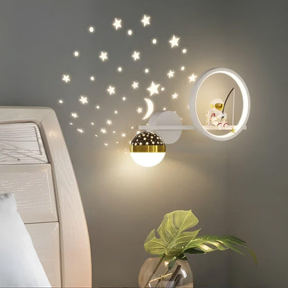 StarryDream – LED Wandlamp met Sterrenprojectie
