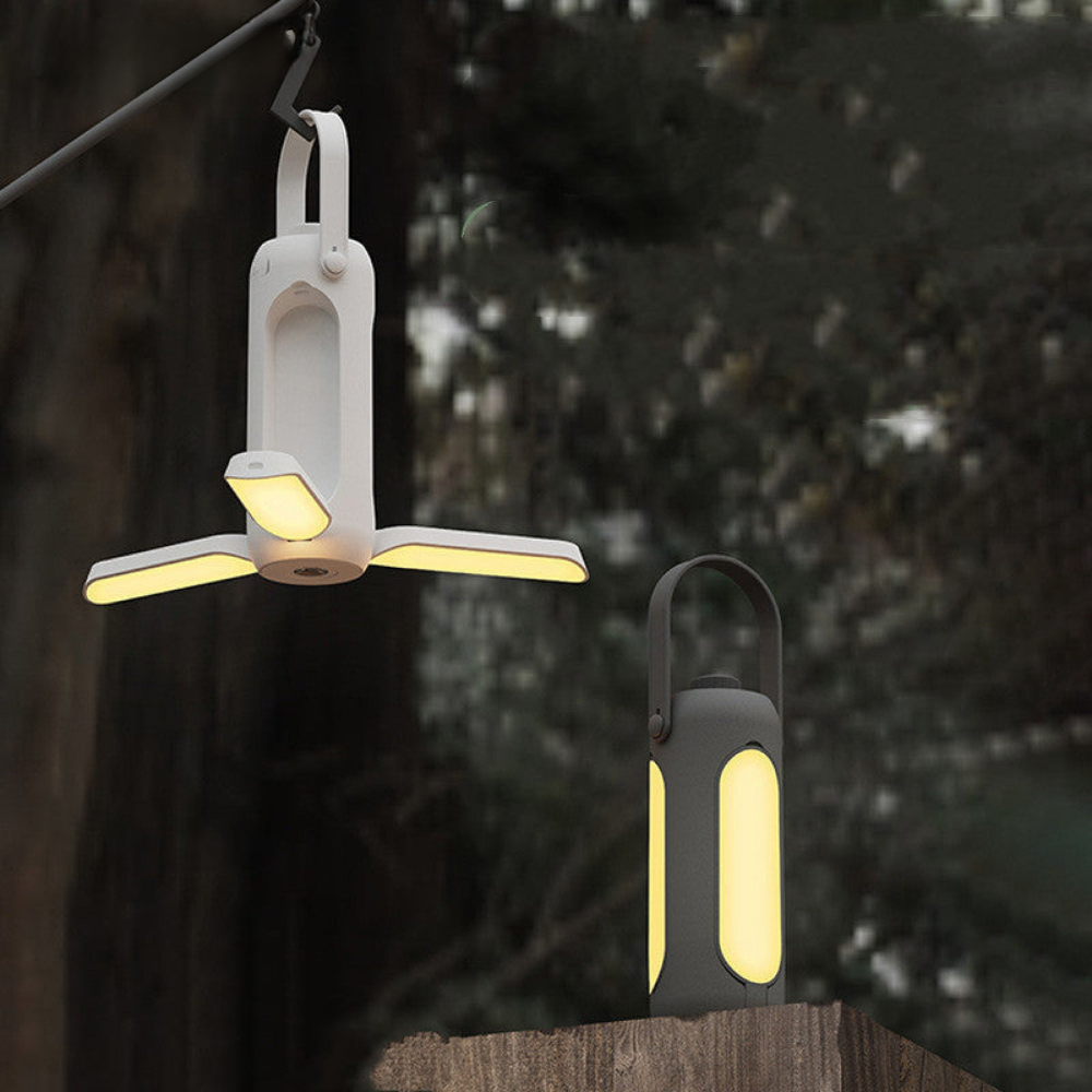 Draagbare camping lamp