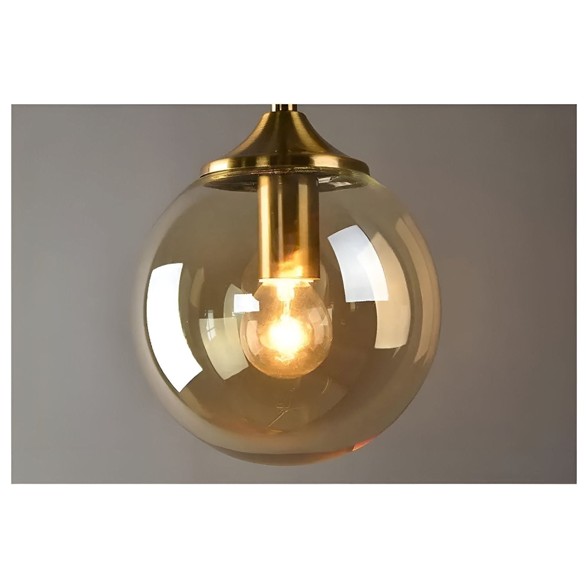 Lumisphere – Wandlamp van Glas & Goud