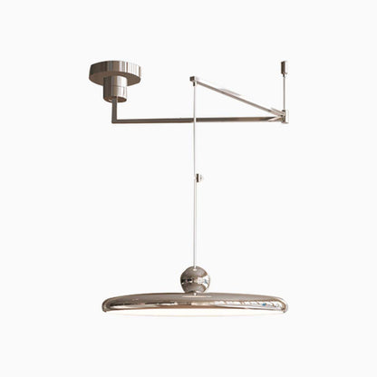 Hanglamp van acryl en ijzer met verstelbare zwenkarm – Bonq