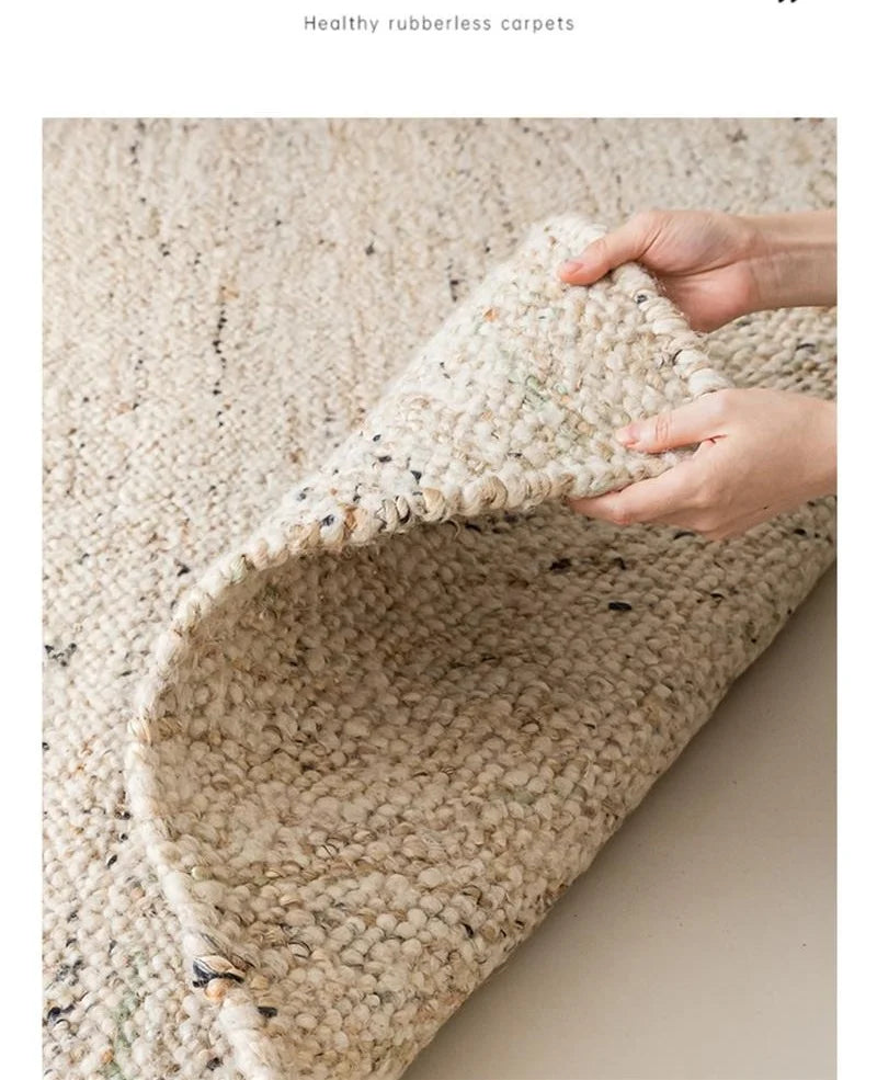 Satori Weave – Handgeweven Wol & Jute Tapijt