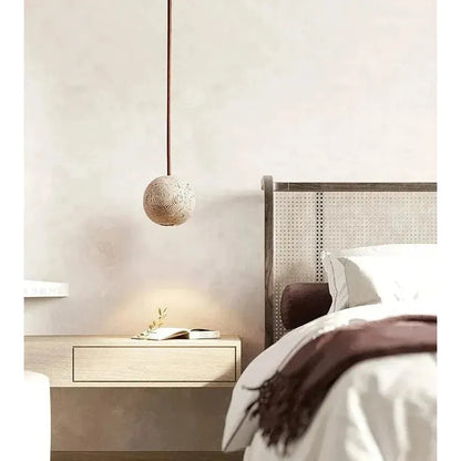 TerraLuce Travertin Hanglamp – Natuurlijke Elegantie in Wabi-Sabi Stijl