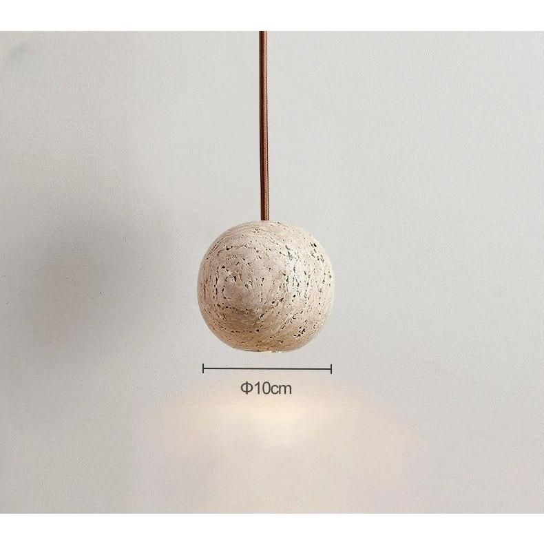 TerraLuce Travertin Hanglamp – Natuurlijke Elegantie in Wabi-Sabi Stijl