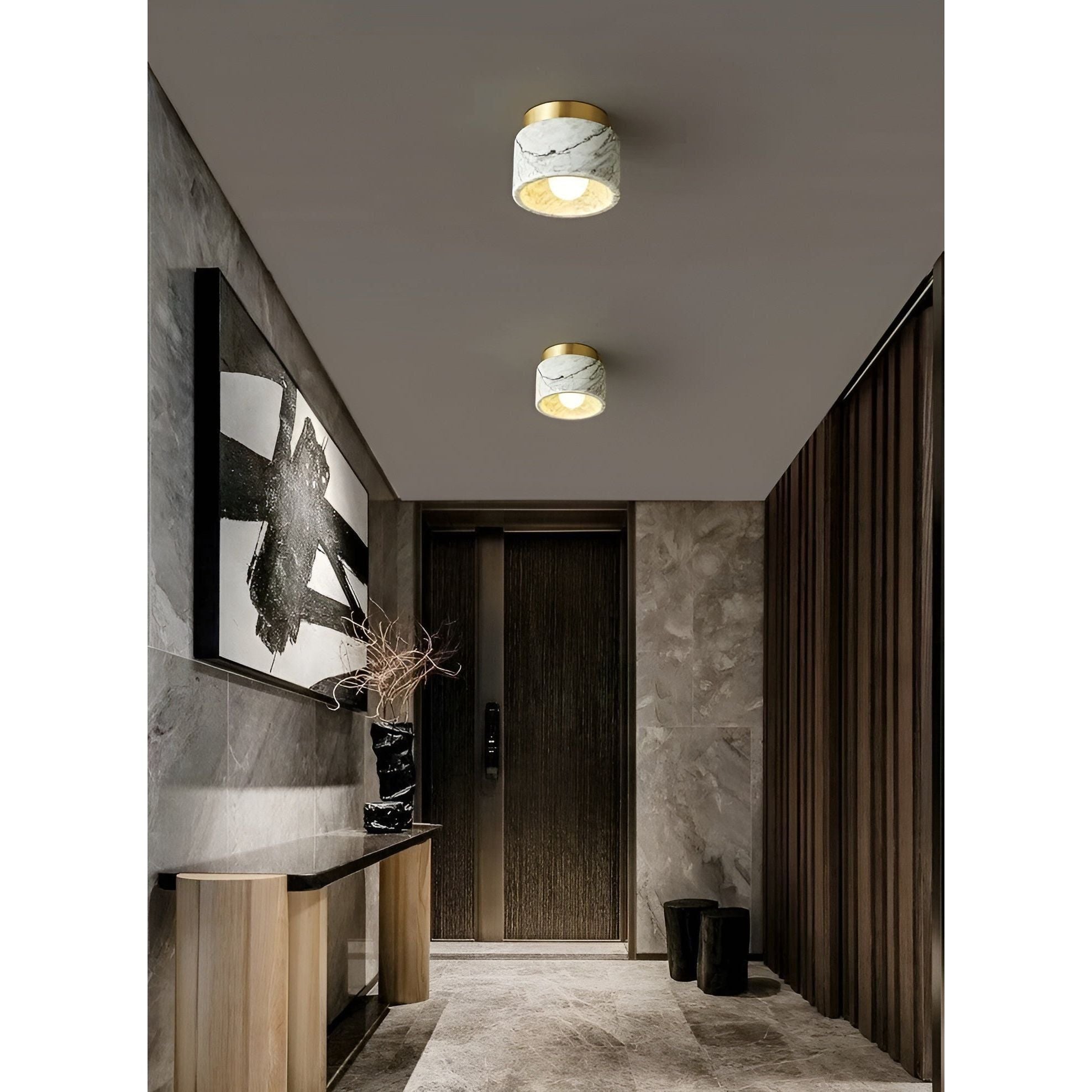LuxeMarmo LED Plafondlamp – Italiaans Design in Huis
