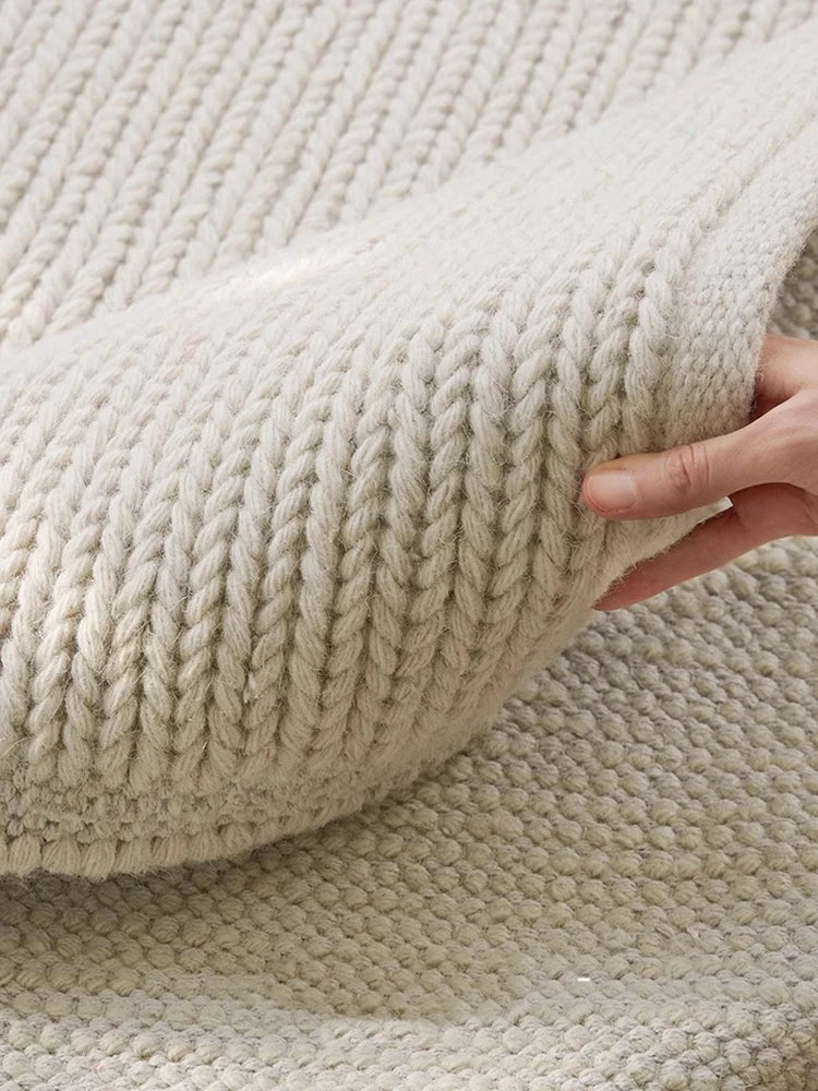 Moralis™ Handgeweven Wollen Vloerkleed