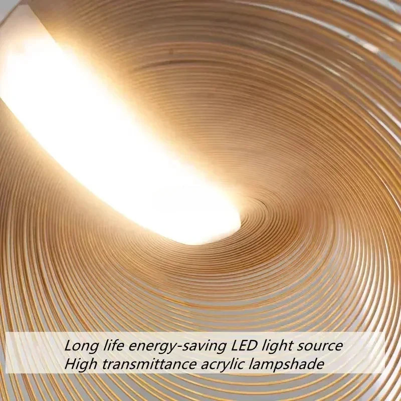 LumiWood™ LED Houten Hanglamp | Japanse Stijl voor Woonkamer, Eetkamer & Slaapkamer