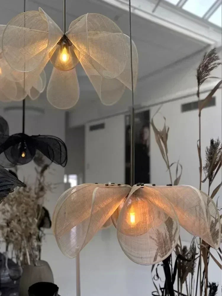 Mavera™  Wabi-Sabi Stoffen Bloem Hanglamp