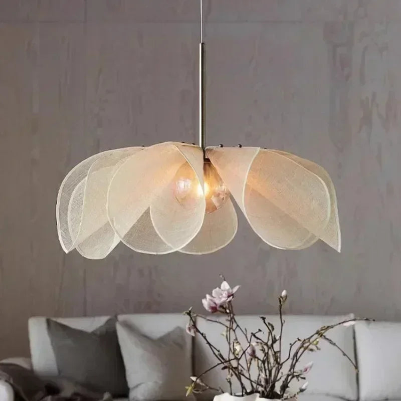 Mavera™  Wabi-Sabi Stoffen Bloem Hanglamp