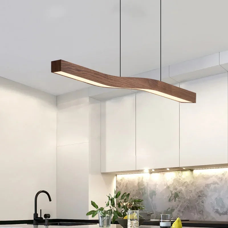Marello™ Retro Lineaire Houten Hanglamp