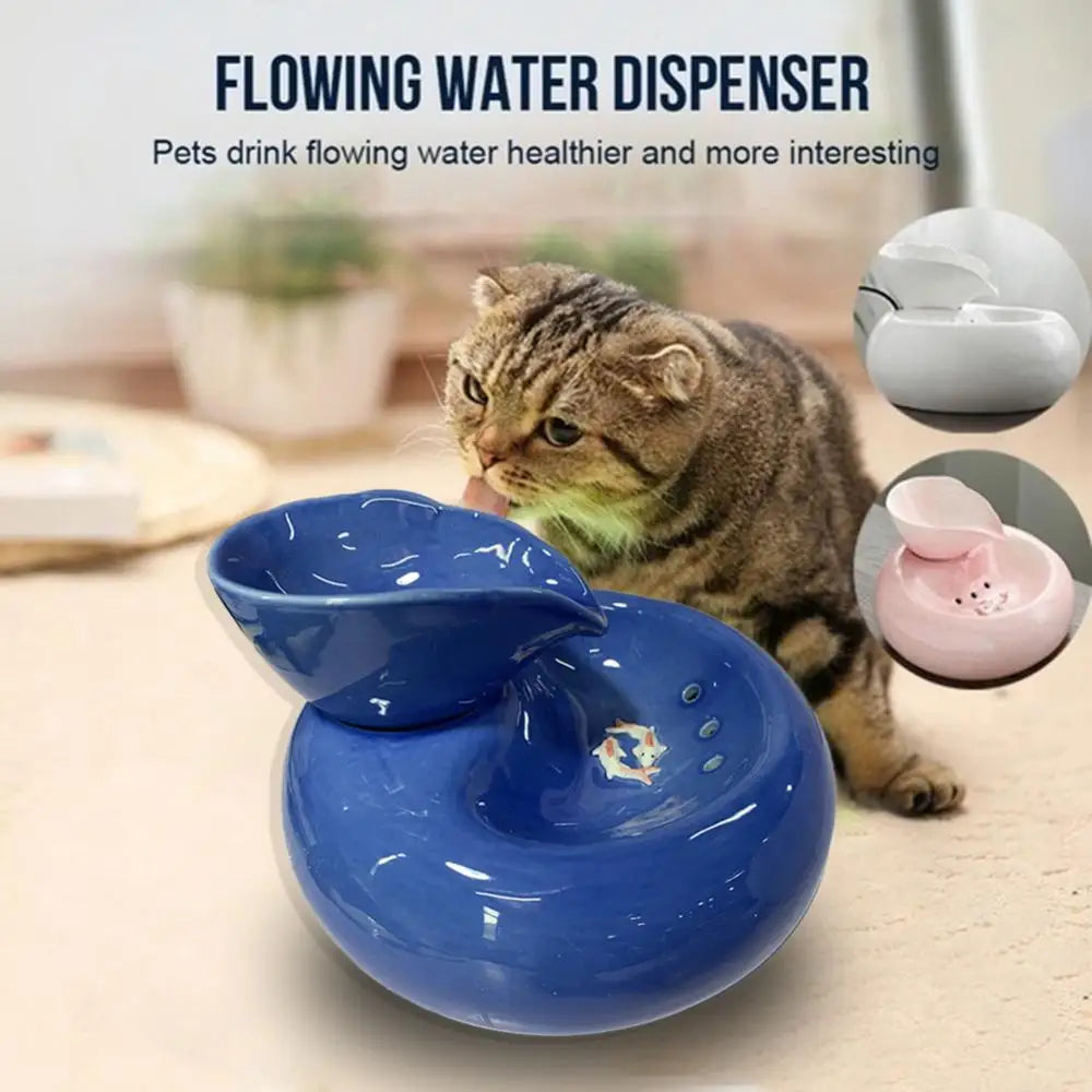 AquaPaws™ Automatische Katten Drinkfontein – 4.5L Keramische Waterdispenser