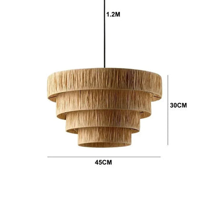 Morotan™ Japanse Wabi Sabi Rotan Hanglamp