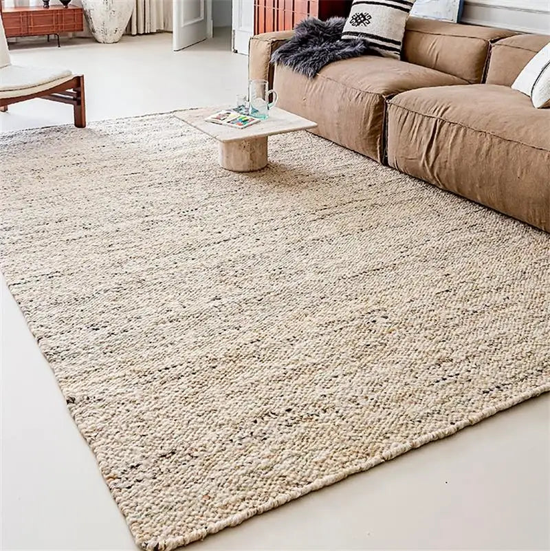 Satori Weave – Handgeweven Wol & Jute Tapijt