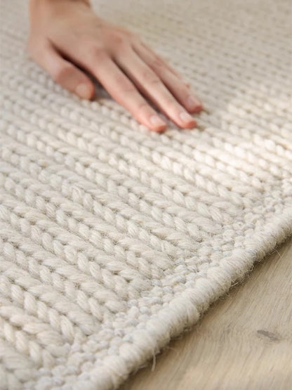 Moralis™ Handgeweven Wollen Vloerkleed