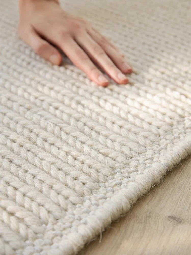 Moralis™ Handgeweven Wollen Vloerkleed