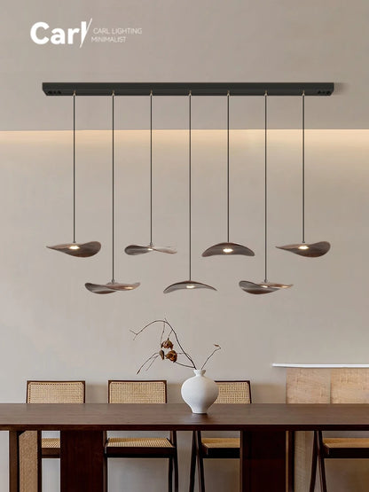 Mavento™ Tijdloze houten kroonluchter in walnootkleur