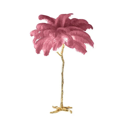 Merovia™ Luxe Struisvogel Veren Vloerlamp