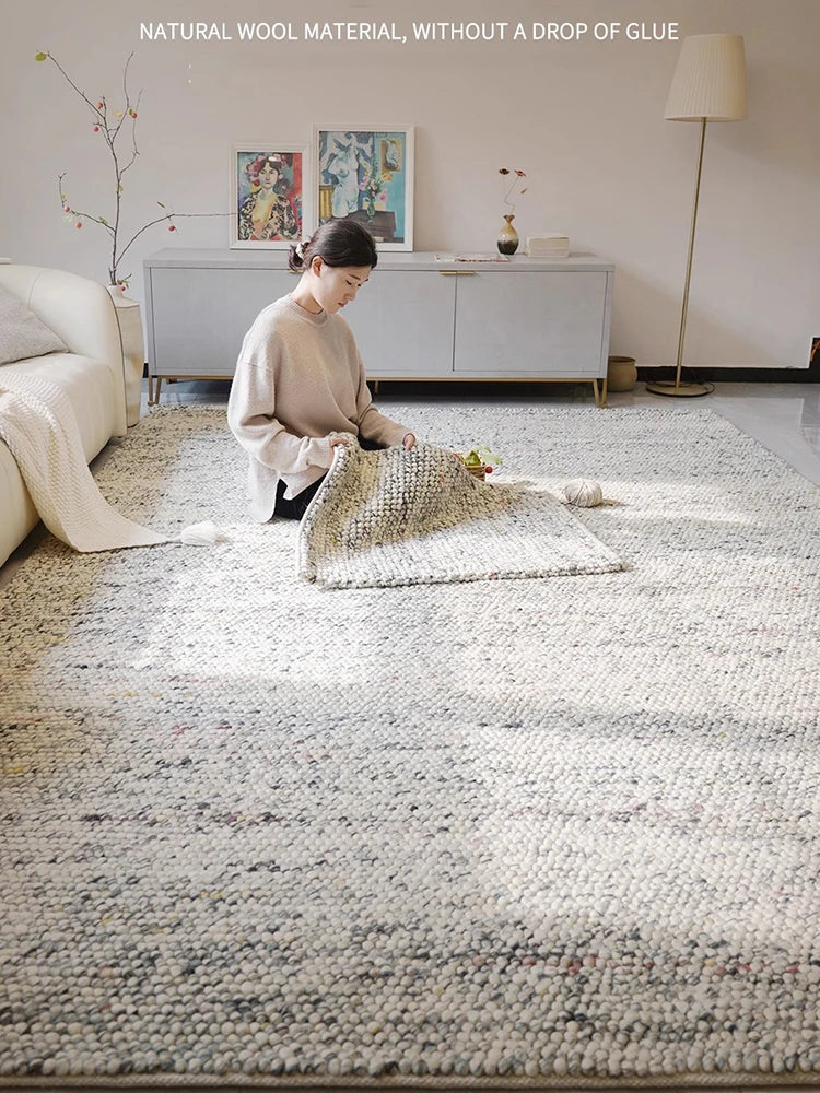 Molvina™  Luxe Handgeweven Wollen Vloerkleed