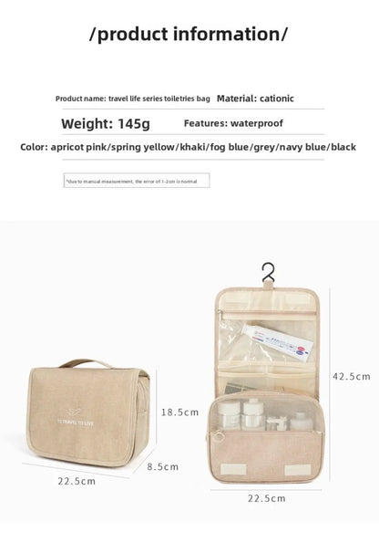 TripPouch™ – Hangende Toilettas voor Reizen | Compact, Waterdicht & Slim Ontworpen